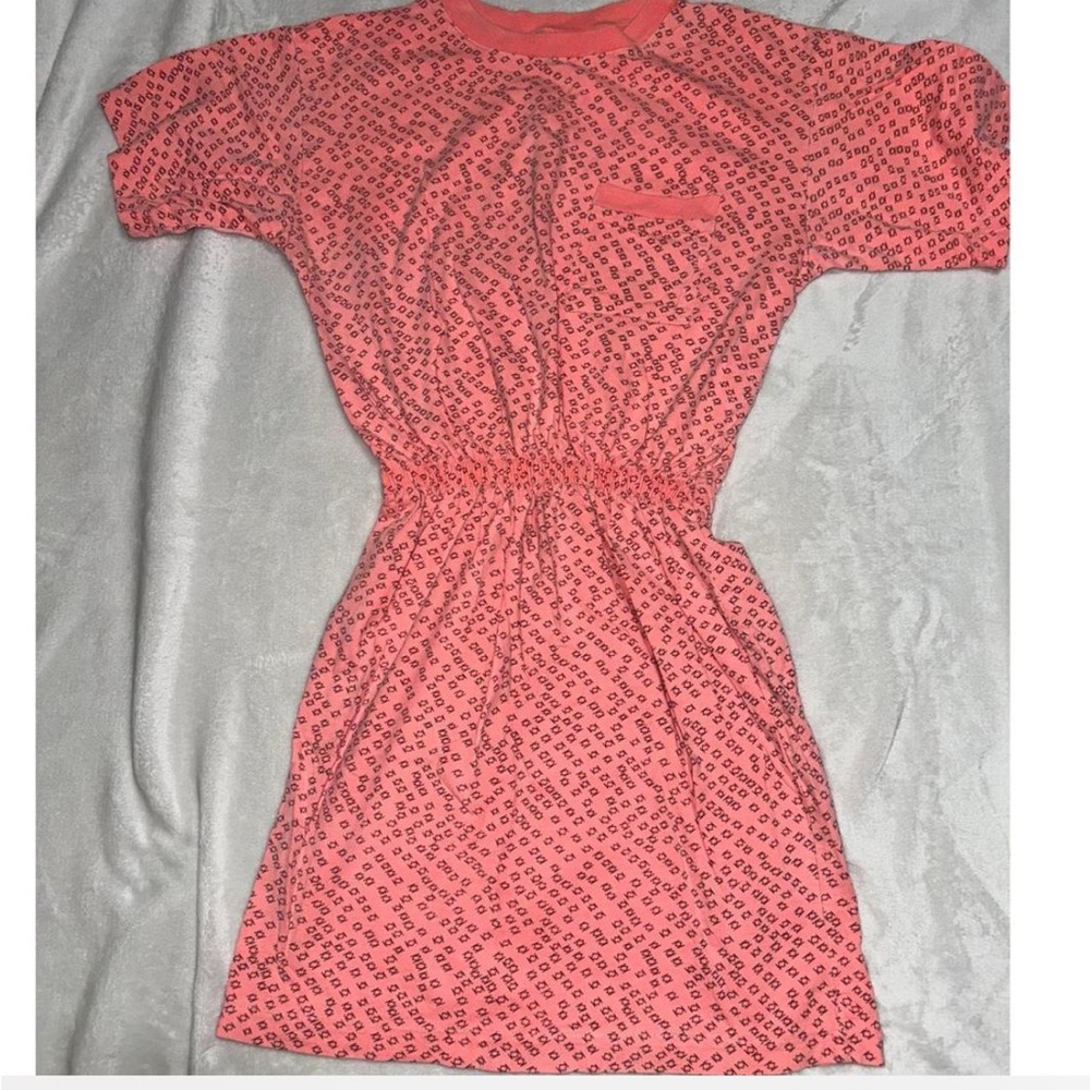 80s Vintage Cotton Casual Dress